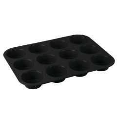 Forma na muffiny 12 ks Matte Black Collection Forma na muffiny 12 ks Matte Black Collection