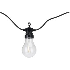 Zahradní párty osvětlení 20 LED světel teplá bílá