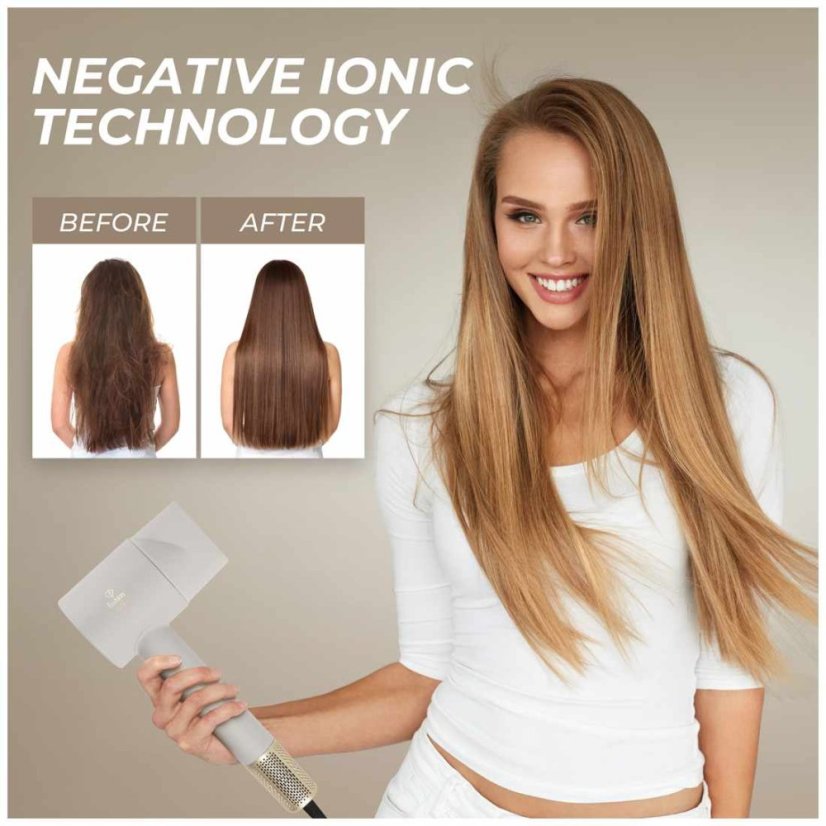 Fén na vlasy s BLDC motorem a ionizací 1600W Cream Gold Collection