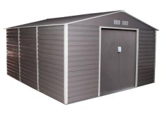 Casuta de gradina G21 GAH 1300 - 340 x 383 cm, gri