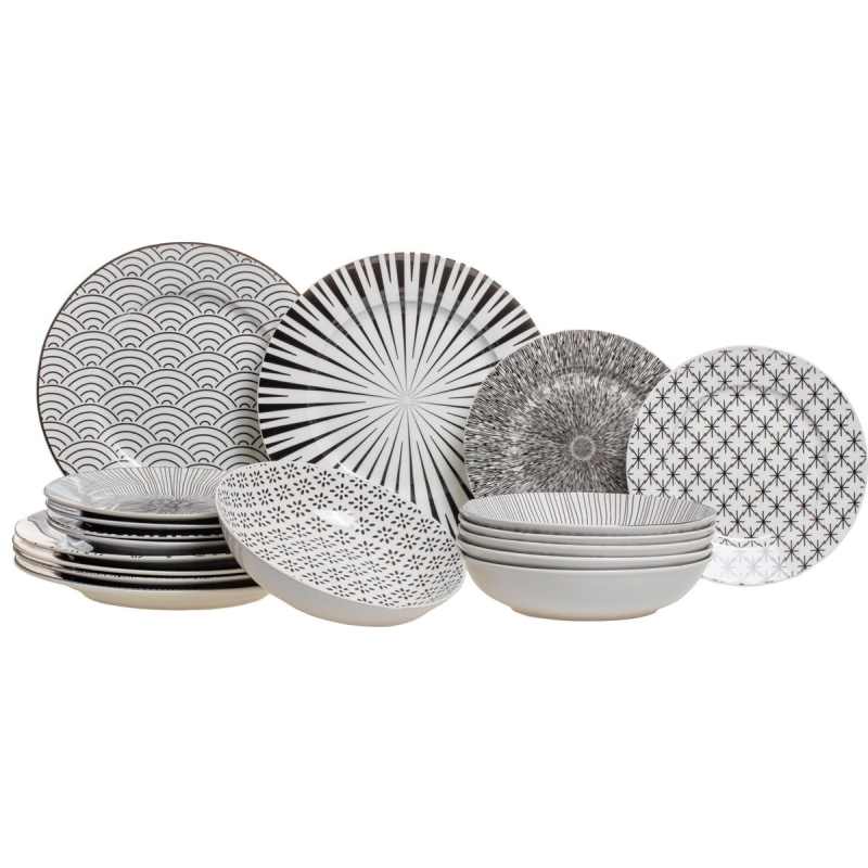 Jídelní sada talířů Seoul 18 ks