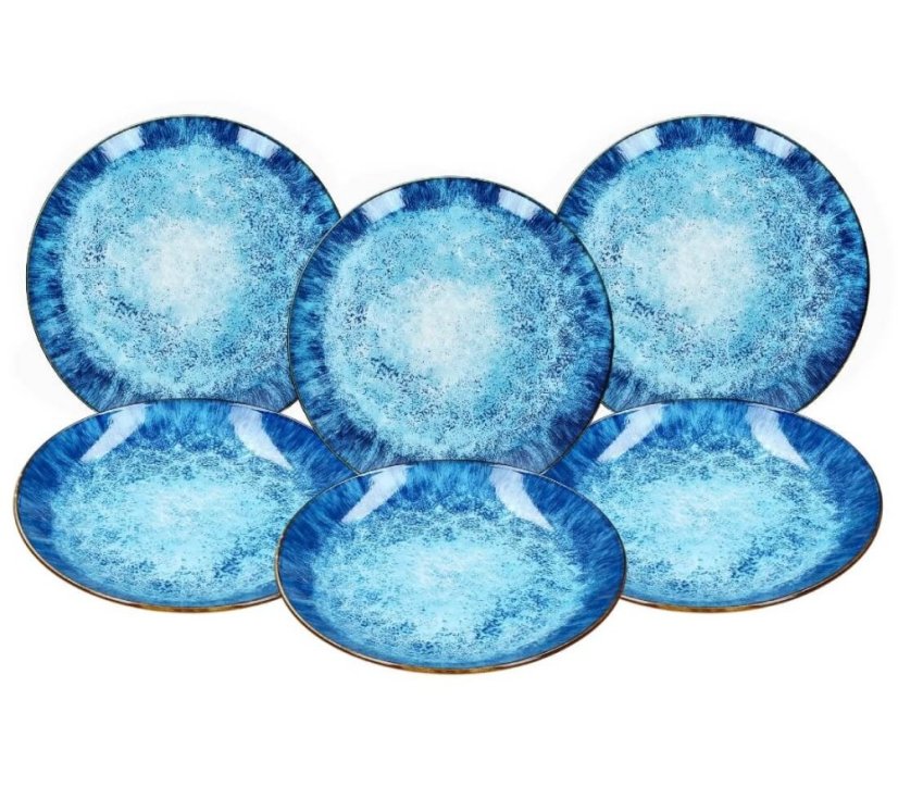 Dezertní talíře sada 6 ks porcelán 19 cm OCEAN