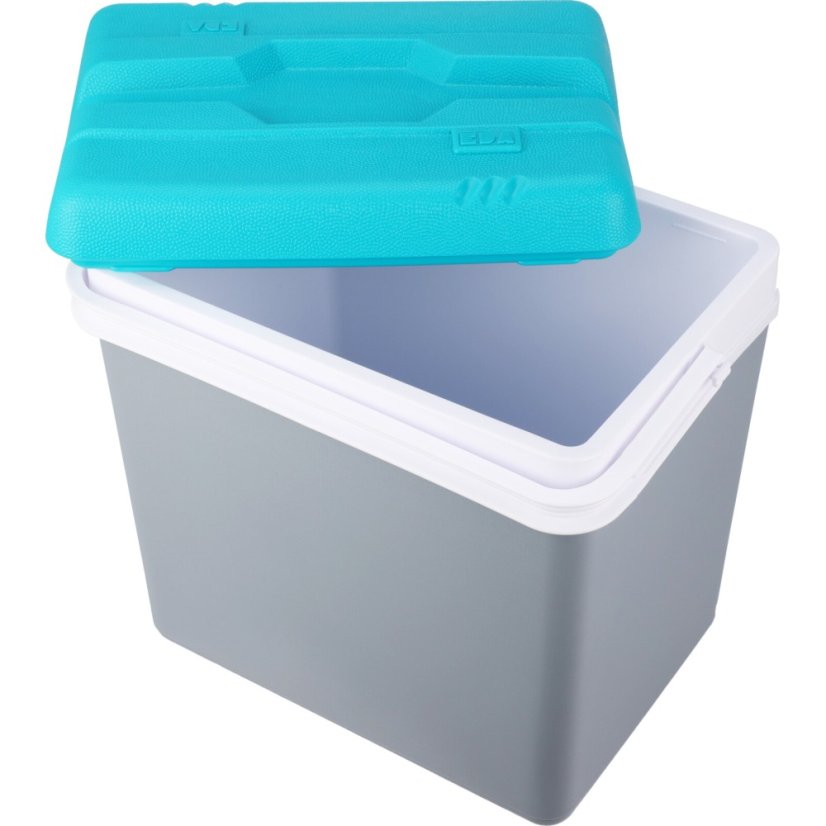 Chladicí box 24 litrů šedá/modrá