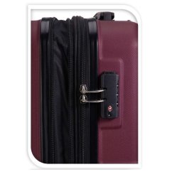 Súprava cestovných kufrov 2 ks červená