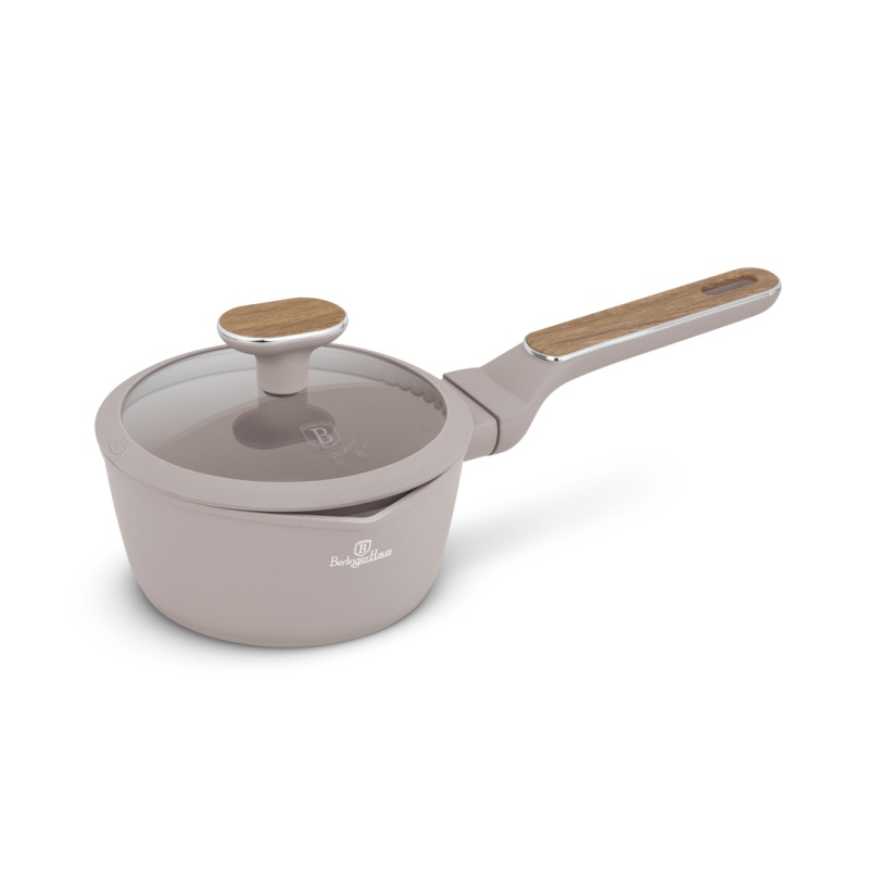 Asador con superficie de titanio y tapa 16 cm Taupe Nordic Collection