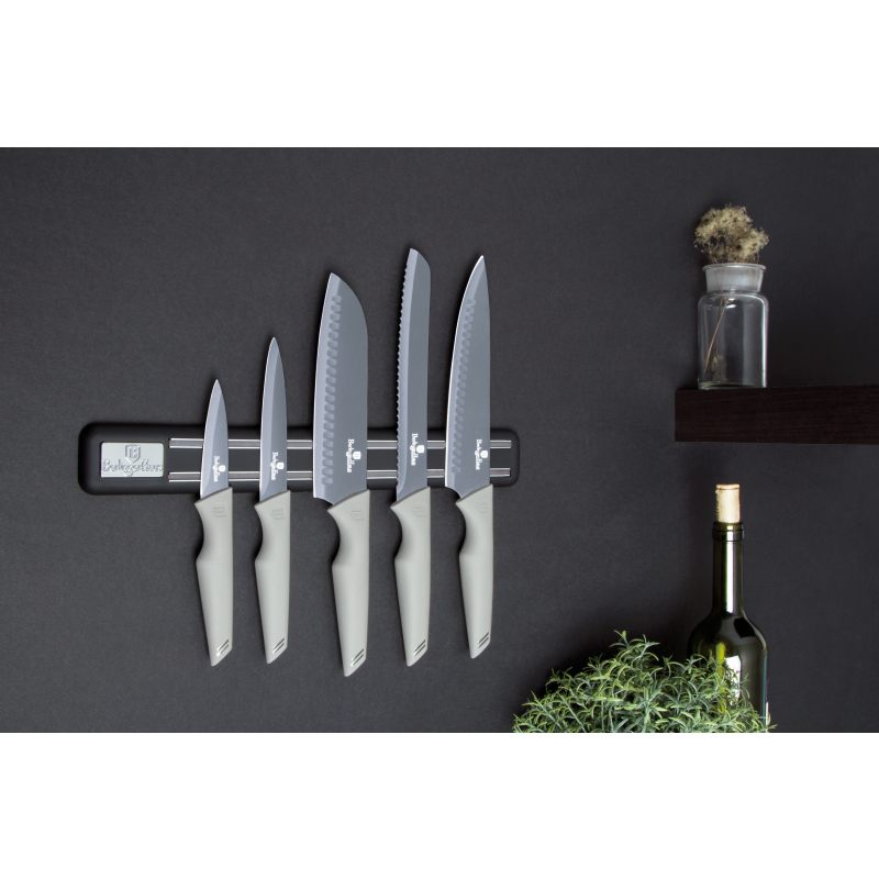 Set cuțite cu suport magnetic 6 buc Colecția Aspen