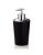 Dávkovač mýdla MARTA plastik černá H 17cm / Ř 8cm / 350