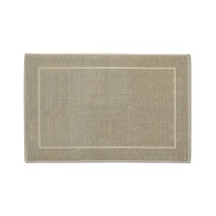 Koupelnová předložka LAVINIA 100% biobavlna béžová 60x100 cm