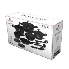 Sada nádobí s titanovým povrchem 15 ks Black Rose Collection