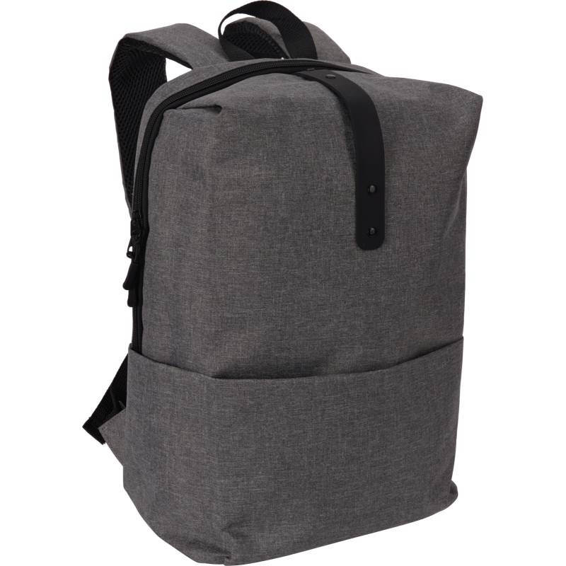 Batoh studentský s USB-C portem 15 l světle šedá