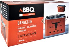 Gratar portabil cu carbuni GRILL KING 43 x 20 cm caramida Gratar portabil cu carbuni GRILL KING 43 x 20 cm caramida