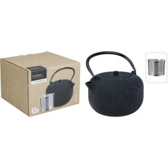 Čajová kanvica oceľová 1000 ml čierna