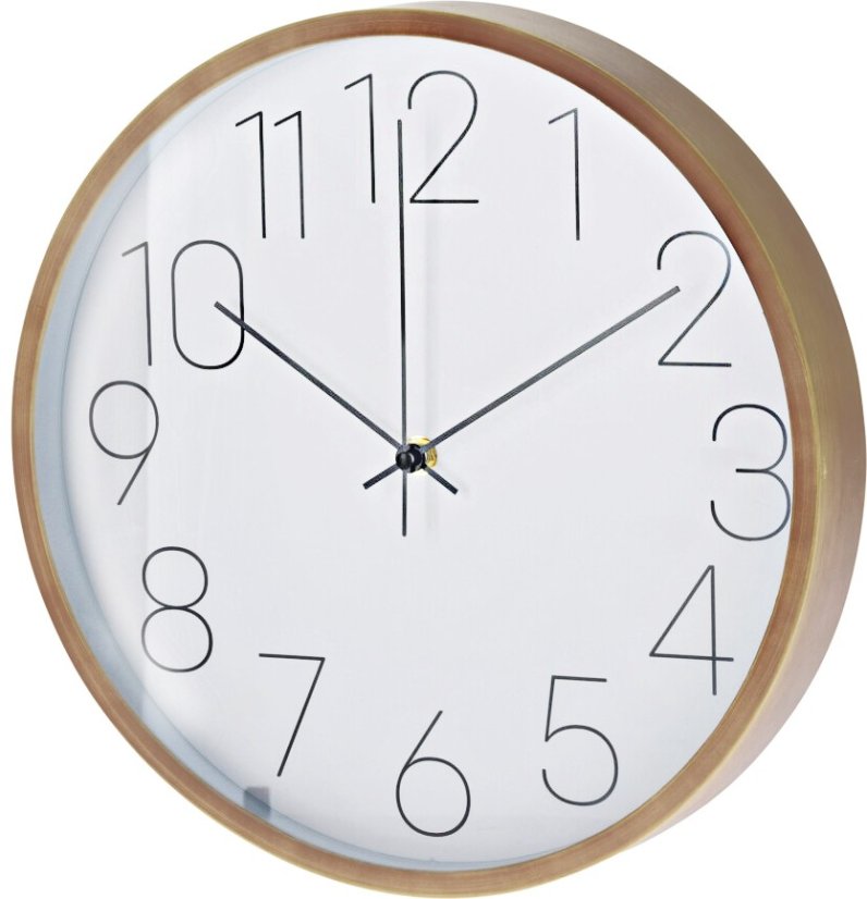 Hodiny nástěnné 30 cm design dřevo