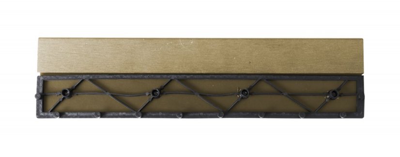 Bandă de tranziție G21 Cumaru pentru plăci WPC, 30 x 7,5 cm drepte