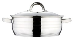 Pekáč / kastrol s poklicí nerez 20 cm Gourmet Line