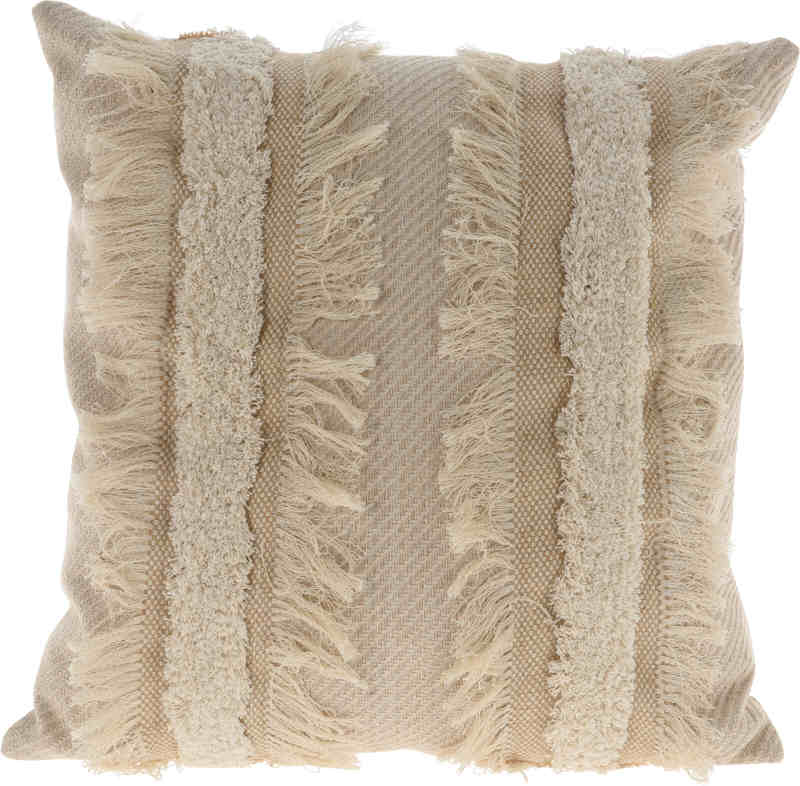 Almohada decorativa con borlas algodón 45 x 45 cm PERÚ