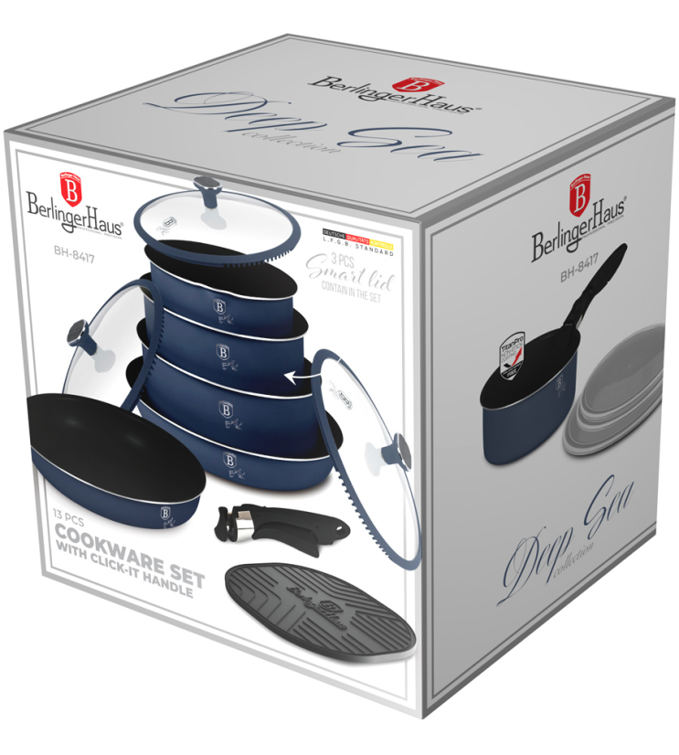 13-dielna sada titánového riadu Deep Sea Collection