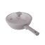 Pánev hluboká s titanovým povrchem a poklicí 24 cm Taupe Collection