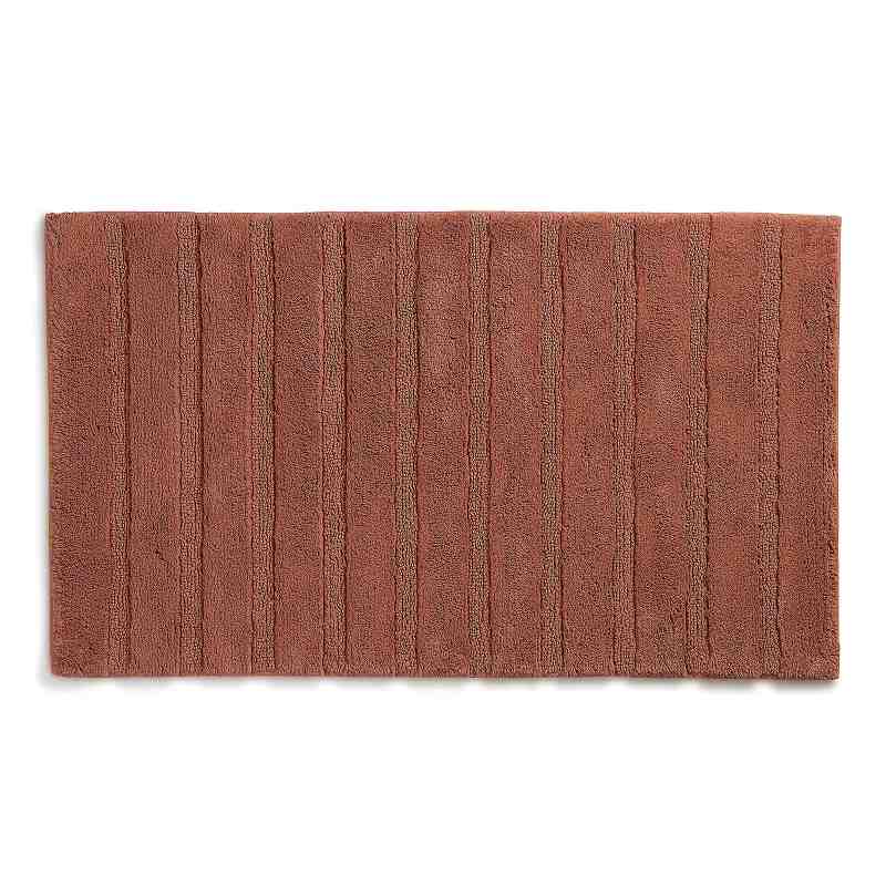Alfombra de baño Megan 100x60 cm algodón terra