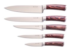 Set cuțite G21 Gourmet Nature 5 buc + bloc de bambus Set cuțite G21 Gourmet Nature 5 buc + bloc de bambus