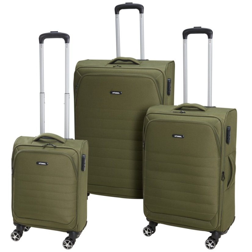 Sada cestovných kufríkov 3 ks zelená