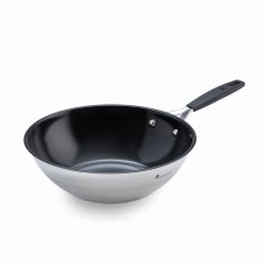Pánev WOK s nepřilnavým povrchem SMART 28 cm stříbrná