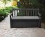 Banco de jardín Keter Eden 265L gris