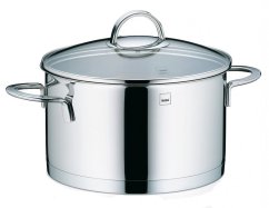 Oala inox cu capac din sticla 3,5 l CAILIN