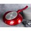 Pánev na ryby a steaky s mramorovým povrchem 35 cm Burgundy Metallic Line