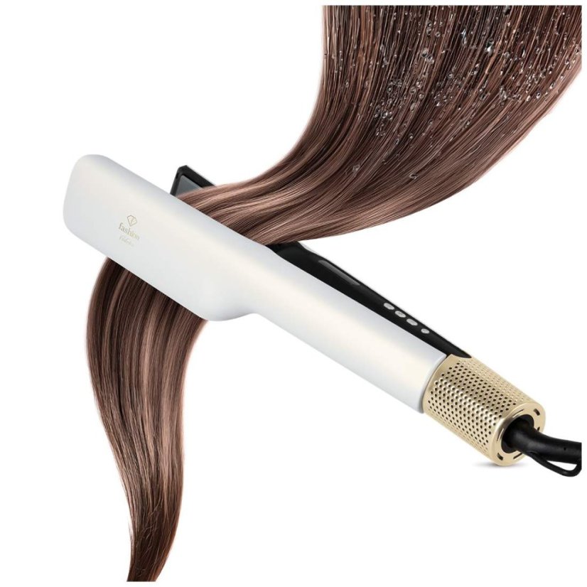 Vysoušecí žehlička na vlasy s BLDC motorem 2v1 Cream Gold Collection