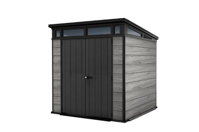 Casă de grădină Keter PENT Signature 7x7 Storm Grey, cu podea
