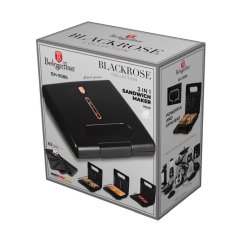 Aparat de făcut sandvișuri 3 în 1 cu plăci detașabile Colecția Black Rose