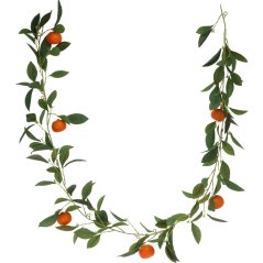 Dekoratívna oranžová girlanda