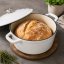 Batería de cocina de hierro fundido Xanten 7 piezas blanca