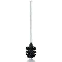 WC štětka La Brosse nerezová rukojeť nylon černá