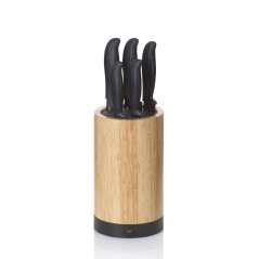 Set de cuțite în suport Acida bambus negru 24,5cm 13,0cm Set de cuțite în suport Acida bambus negru 24,5cm 13,0cm