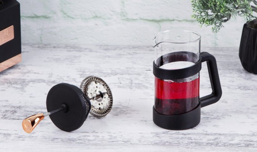 Konvice na čaj a kávu French Press 350 ml Black Rose Collection