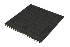 Baldosas de WPC G21 Palmyra, Ébano 2,3 x 30 x 30 cm