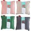 Almohada eléctrica calefactada USB 45 x 45 cm verde