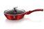 Hlboká panvica s mramorovým povrchom a pokrievkou, 24 cm, Burgundy Metallic Line – dizajnová vada