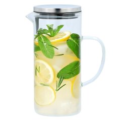 Skleněný džbán s víčkem 1,3 l