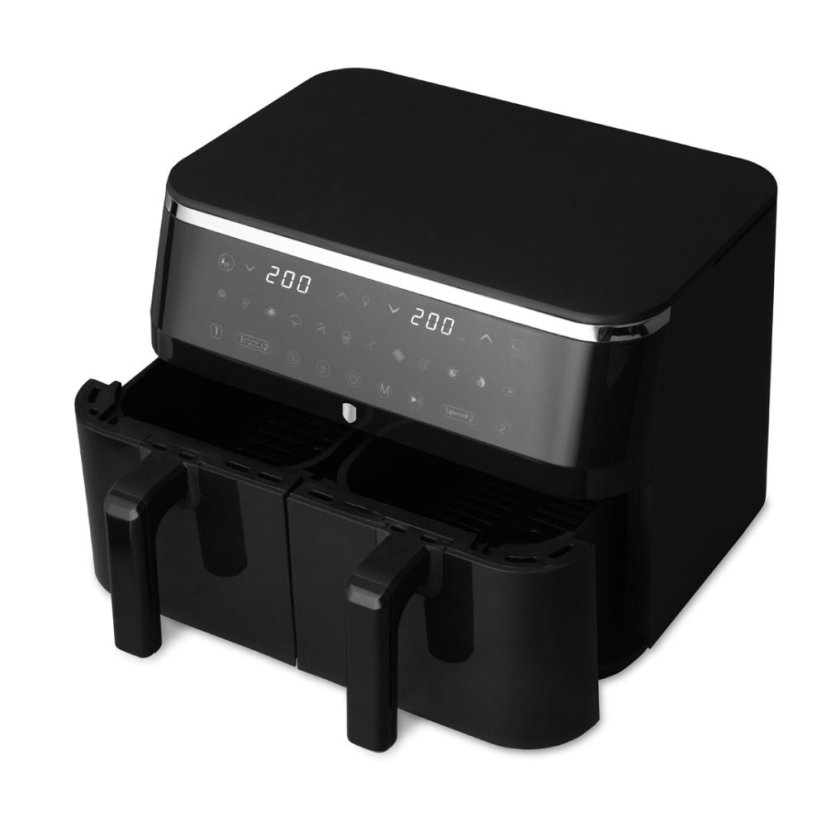 Frigider digital dublu cu aer cald 4,5+4,5 L Black Rose Collection