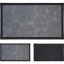 Alfombra de limpieza 70 x 40 cm gris claro