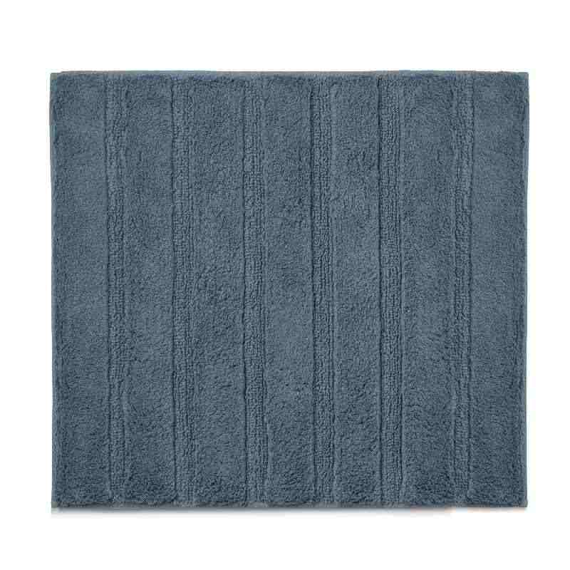 Kúpeľňová predložka Megan 100% bavlna dymovo modrá 65,0x55,0x1,6cm