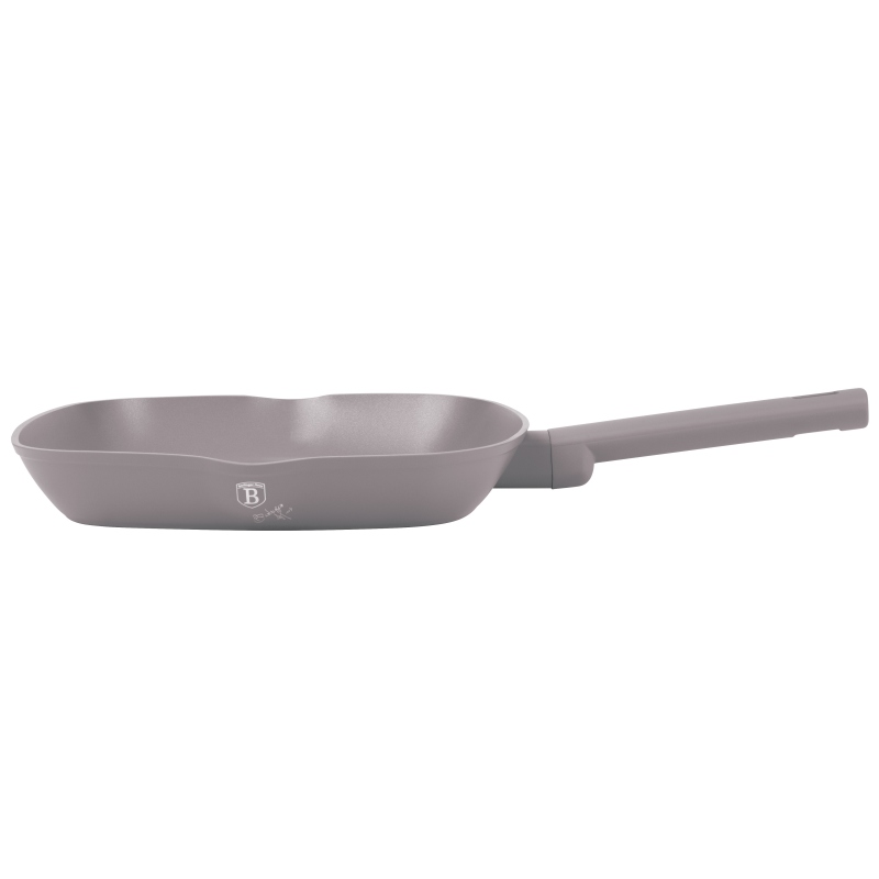 Pánev grilovací s titanovým povrchem a poklicí 28 cm Taupe Collection