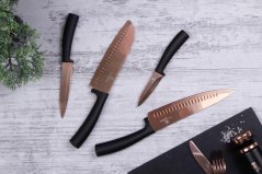 Set de cuțite cu strat antiaderent 4 buc Rosegold Metallic Line Set de cuțite cu strat antiaderent 4 buc Rosegold Metallic Line