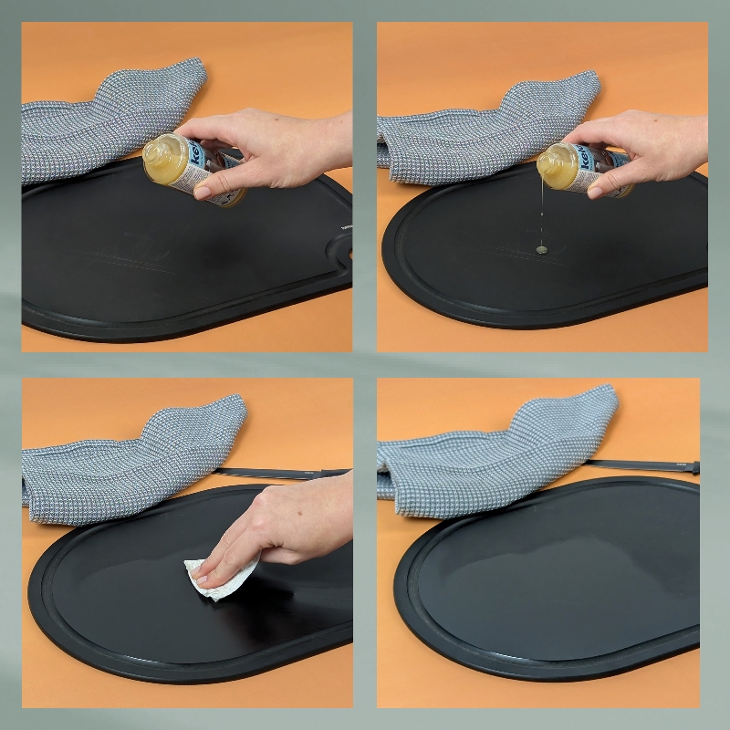 Doštička krájacia NOBEL čierna 37,0x27,5x0,6 cm