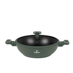 Wok cu capac și înveliș din titan 30 cm Colecția Verde Mat