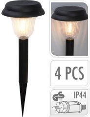 Lampa záhradná 16x45cm sada 4ks Lampa záhradná 16x45cm sada 4ks