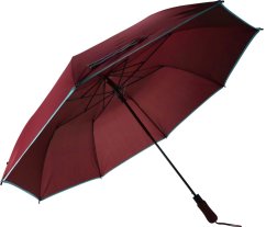 Dáždnik skladací 95 cm červený